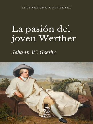 cover image of La pasión del joven Werther